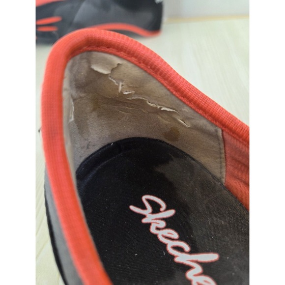 SKECHERS Flex Asana Slip On Mary Jane Flat Loafer Gray Coral, 7.5 - Picture 7 of 8